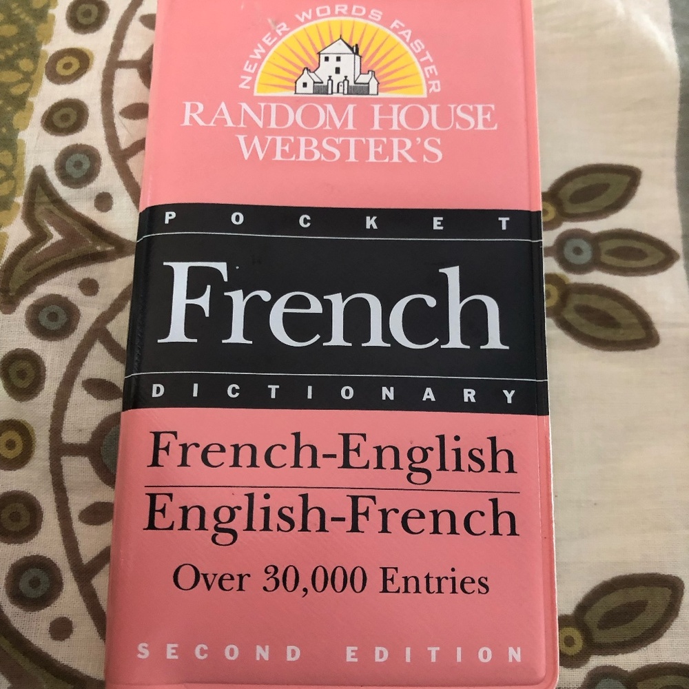 French language pocket dictionary